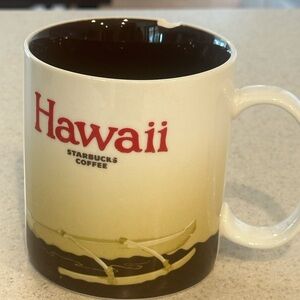 Starbucks Hawaii Coffee Mug - Brown and Cream